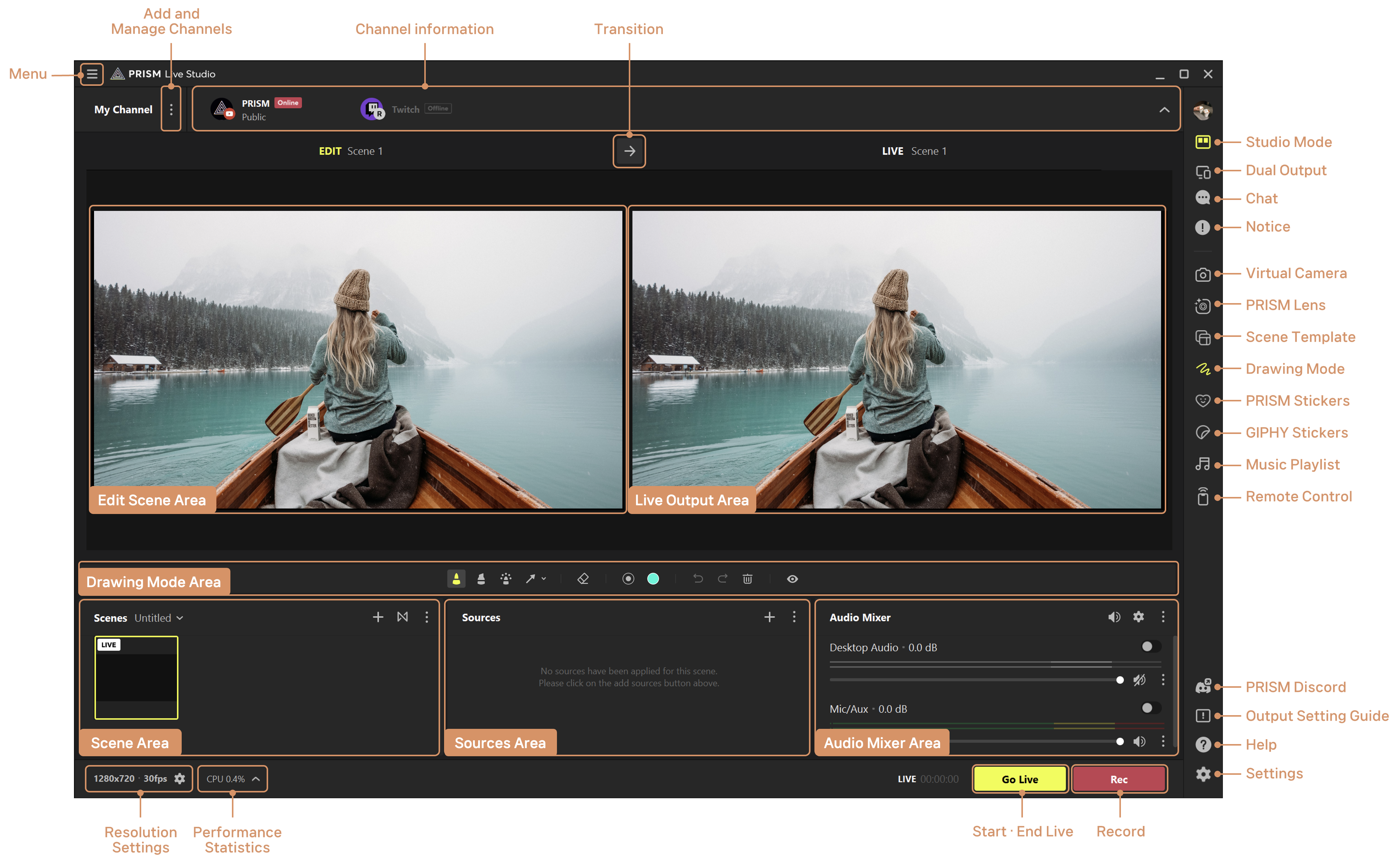 PRISM Live Studio Mobile